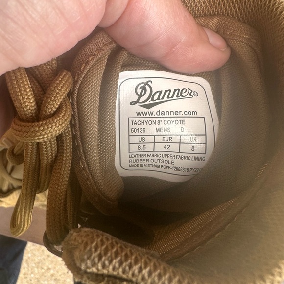Danner Mens Coyote Tachyon 8” 50136 Lace Up Tactical Military Boots Size 8.5 - Picture 3 of 7